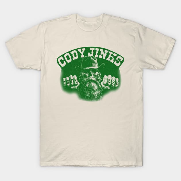 cody-( jinks)// green solid style T-Shirt by Loreatees